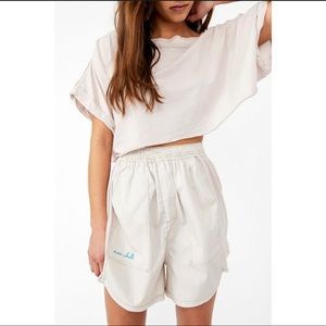 NWT Free People Perfect Pima Boxer Set / Harvest Moon